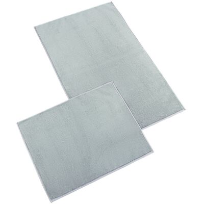 Bellatex Koupelnová sada Bany Gold 60 × 100 cm + 60 × 50 cm 730/003 sv. šedá Bellatex Koupelnová sada Bany Gold 60 × 100 cm + 60 × 50 cm 730/003 sv. šedá