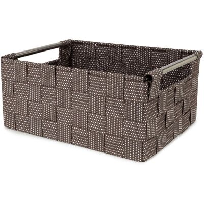 Compactor Úložný organizér Toronto S, tmavě hnědý, 25 x 17 x 10 cm Compactor Úložný organizér Toronto S, tmavě hnědý, 25 x 17 x 10 cm