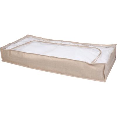 Compactor nízký textilní úložný box SANDY 107 × 46 × 16 cm Compactor nízký textilní úložný box SANDY 107 × 46 × 16 cm