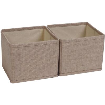 COMPACTOR Sada 2 ks organizační SANDY S 14 × 14 × 12 cm COMPACTOR Sada 2 ks organizační SANDY S 14 × 14 × 12 cm