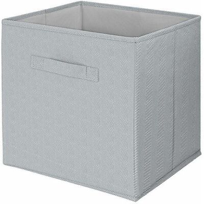 Compactor Skládací úložný box BOSTON do police a knihovny, 31 × 31 × 31 cm, šedý Compactor Skládací úložný box BOSTON do police a knihovny, 31 × 31 × 31 cm, šedý