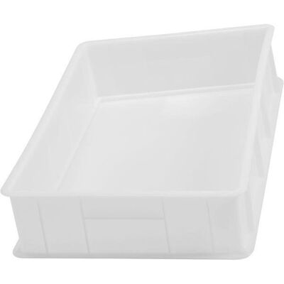 Gastro Přepravka plast 25 l, 60 × 40 × 13 cm, bílá Gastro Přepravka plast 25 l, 60 × 40 × 13 cm, bílá
