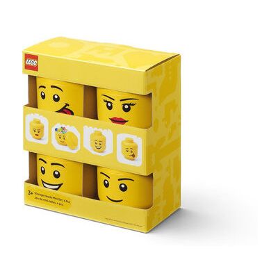 Lego - Room Copenhagen Úložná hlava Mini - Úložná krabice - Žlutá Lego - Room Copenhagen Úložná hlava Mini - Úložná krabice - Žlutá
