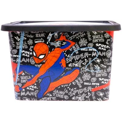 Stor Úložný box 7 l Spiderman černý Stor Úložný box 7 l Spiderman černý