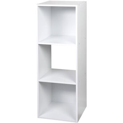 Kesper Police se 3 přihrádkami 31 × 91 × 30 cm, bílá Kesper Police se 3 přihrádkami 31 × 91 × 30 cm, bílá