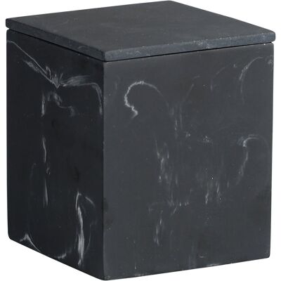 KESPER Úložný box 8,5 × ,5 × 10 cm, pryskyřice, černá KESPER Úložný box 8,5 × ,5 × 10 cm, pryskyřice, černá