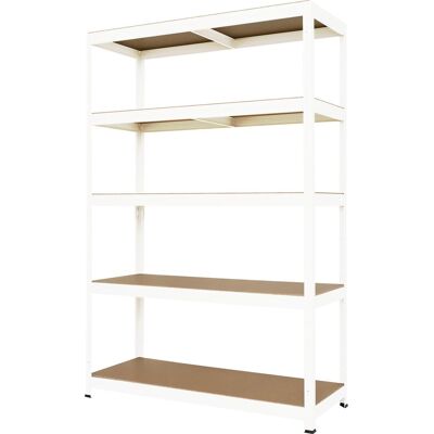 KOVONA SYSTEM Regál KOVONA FUTUR PLUS 180 x 120 x 45 cm, bílý KOVONA SYSTEM Regál KOVONA FUTUR PLUS 180 x 120 x 45 cm, bílý