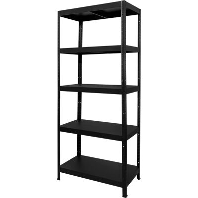 KOVONA SYSTEM Regál KOVONA DRUMY 180 x 90 x 40 cm, černý KOVONA SYSTEM Regál KOVONA DRUMY 180 x 90 x 40 cm, černý