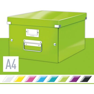 LEITZ WOW Click & Store A4 28.1 x 20 x 37 cm, zelená LEITZ WOW Click & Store A4 28.1 x 20 x 37 cm, zelená