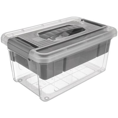 Orion MULTI Stormax Box UH obdélník 9 l + vklad šedá Orion MULTI Stormax Box UH obdélník 9 l + vklad šedá