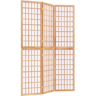 vidaXL 120x170 cm Hnědý skládací japonský room divider vidaXL 120x170 cm Hnědý skládací japonský room divider
