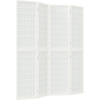 vidaXL Skládací 6-dílný room divider - Japonský styl Shoji Bílý vidaXL Skládací 6-dílný room divider - Japonský styl Shoji Bílý