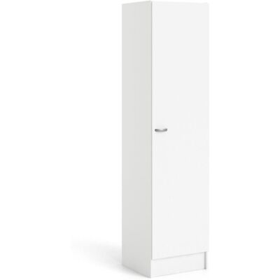Bílá Šatní Skříň Sconto - 49,2x200x47,1 cm - Skříň Bílá Šatní Skříň Sconto - 49,2x200x47,1 cm - Skříň