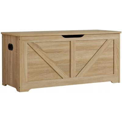 TEXTILOMANIE Lehac Úložný box s víkem 100 × 46 cm dub sonoma TEXTILOMANIE Lehac Úložný box s víkem 100 × 46 cm dub sonoma