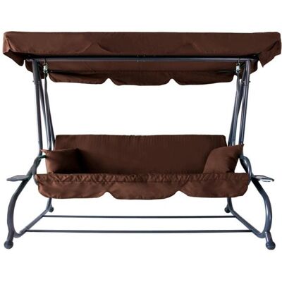 Aga Zahradní houpačka 2v1 GRANDLUX Dark Brown Aga Zahradní houpačka 2v1 GRANDLUX Dark Brown