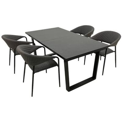 DOPPLER Set zahradního nábytku LIVORNO MELIA LIKATEX 4+1 DOPPLER Set zahradního nábytku LIVORNO MELIA LIKATEX 4+1