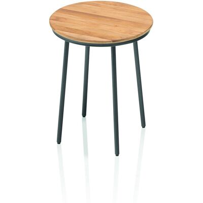 KETTLER Stolek TRIBE 40 cm, antracit/teak KETTLER Stolek TRIBE 40 cm, antracit/teak