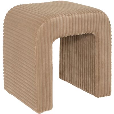 Atmosphera Židle SEVI ve tvaru oblouku, bouclé, výška 43 cm, hnědá Atmosphera Židle SEVI ve tvaru oblouku, bouclé, výška 43 cm, hnědá