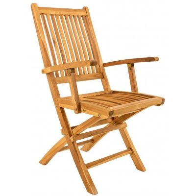 DOPPLER Křeslo zahradní skládací TAMAN LEVERTON teak DOPPLER Křeslo zahradní skládací TAMAN LEVERTON teak