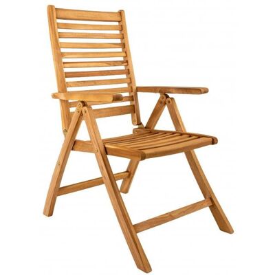 DOPPLER Křeslo zahradní polohovací TAMAN NORFOLK teak DOPPLER Křeslo zahradní polohovací TAMAN NORFOLK teak