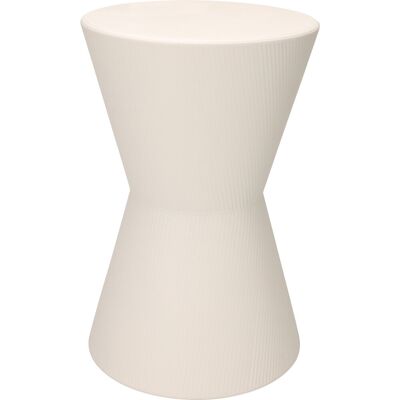 Home Styling Collection Boční stolek k pohovce typu totem TOME, bílý, průměr 29 × 45 cm Home Styling Collection Boční stolek k pohovce typu totem TOME, bílý, průměr 29 × 45 cm