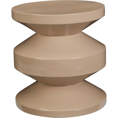 Home Styling Collection Kovový odkládací stolek TAFEL béžový, 31 cm Home Styling Collection Kovový odkládací stolek TAFEL béžový, 31 cm