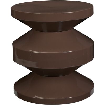 Home Styling Collection Kovový odkládací stolek TAFEL hnědý, 31 cm Home Styling Collection Kovový odkládací stolek TAFEL hnědý, 31 cm
