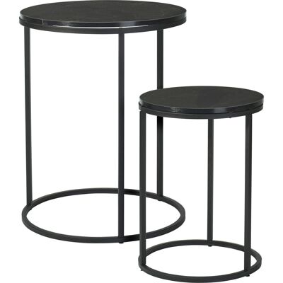 Home Styling Collection Sada 2 stolků s mramorovou deskou MARMER Home Styling Collection Sada 2 stolků s mramorovou deskou MARMER