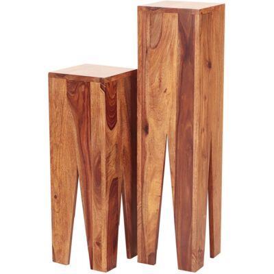 Raavi Odkládací stolky Kali OS 2 ks, natural Raavi Odkládací stolky Kali OS 2 ks, natural