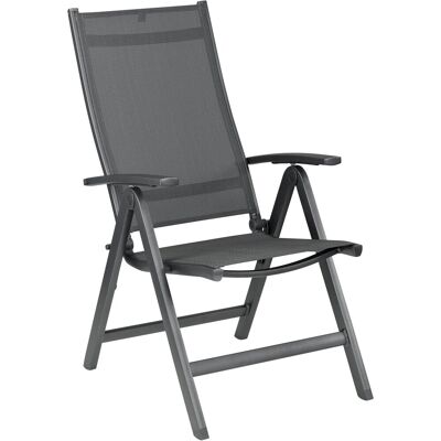 Kettler Easy Polohovací hliníkové křeslo antracit Kettler Easy Polohovací hliníkové křeslo antracit