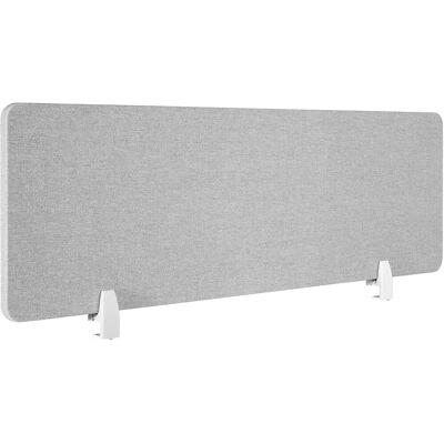 TECTAKE Noisy akustická přepážka na stůl, 143 cm, šedá TECTAKE Noisy akustická přepážka na stůl, 143 cm, šedá