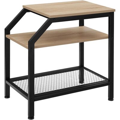 Tectake Odkládací stolek Plymouth 36,5×58,5×59,5cm, Industrial světlé dřevo, dub Sonoma Tectake Odkládací stolek Plymouth 36,5×58,5×59,5cm, Industrial světlé dřevo, dub Sonoma