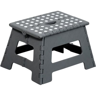 KESPER Skládací stolička 35 × 28,7 × 22 cm, nosnost 150 kg, šedá KESPER Skládací stolička 35 × 28,7 × 22 cm, nosnost 150 kg, šedá