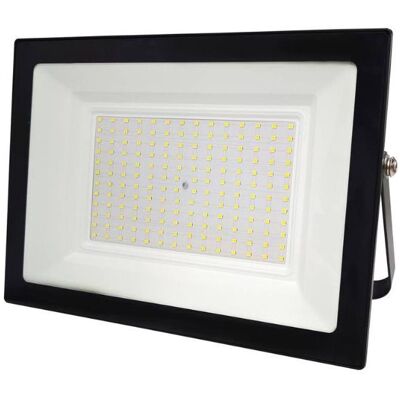 AVIDE Ultratenký LED reflektor černý 150 W 12000 lm, studená AVIDE Ultratenký LED reflektor černý 150 W 12000 lm, studená