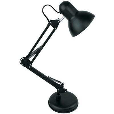 AVIDE Kloubová stolní lampa na jednu žárovku E27, černá AVIDE Kloubová stolní lampa na jednu žárovku E27, černá