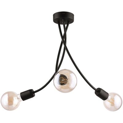 Jupiter 1639 - Lustr na tyči LUCE 3xE27/60W/230V černá Jupiter 1639 - Lustr na tyči LUCE 3xE27/60W/230V černá