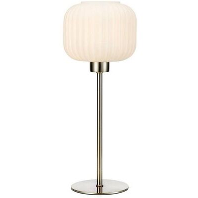 Malá stolní lampa Sober - Ocel Bílá E14 40W Malá stolní lampa Sober - Ocel Bílá E14 40W