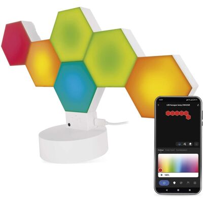 EMOS Hexagon LED Chytrá lampa RGBIC WiFi EMOS Hexagon LED Chytrá lampa RGBIC WiFi