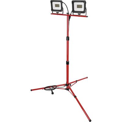 Emos ELION, 2×30 W + trojnožka, červený, neutrální bílá Emos ELION, 2×30 W + trojnožka, červený, neutrální bílá