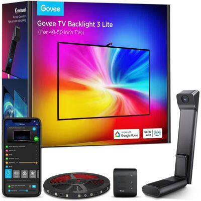 Govee H6097 Zadní osvětlení TV - RGBICW, Wi-Fi+Bluetooth, 40-50 Palců Govee H6097 Zadní osvětlení TV - RGBICW, Wi-Fi+Bluetooth, 40-50 Palců