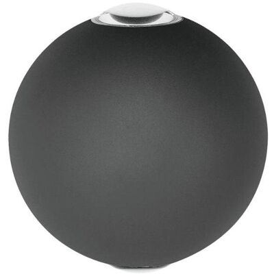 AVIDE LED nástěnné svítidlo Cairo 2, černé, teplé světlo 6W AVIDE LED nástěnné svítidlo Cairo 2, černé, teplé světlo 6W
