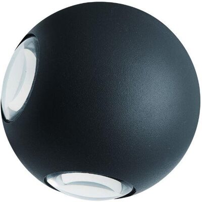 AVIDE LED nástěnné svítidlo Cairo 4, černé, teplé světlo 12W AVIDE LED nástěnné svítidlo Cairo 4, černé, teplé světlo 12W