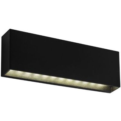 AVIDE LED nástěnné svítidlo Melbourne, černé, teplé světlo 6W AVIDE LED nástěnné svítidlo Melbourne, černé, teplé světlo 6W