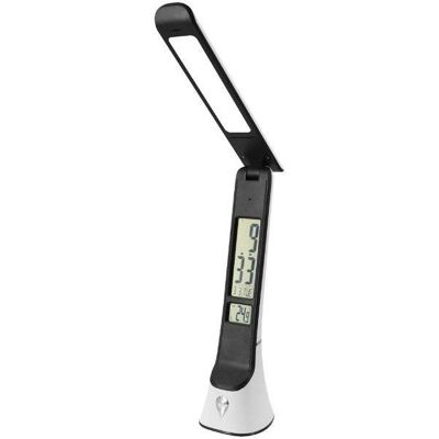 Bílá-Hnědá LED Stolní Lampa od Avide s Kalendářem Bílá-Hnědá LED Stolní Lampa od Avide s Kalendářem