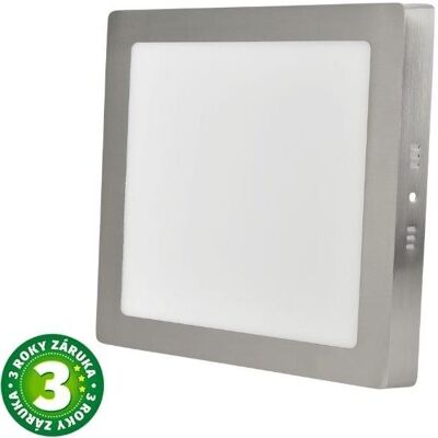 Avide přisazený LED panel 12W denní čtvercový matný chrom Avide přisazený LED panel 12W denní čtvercový matný chrom