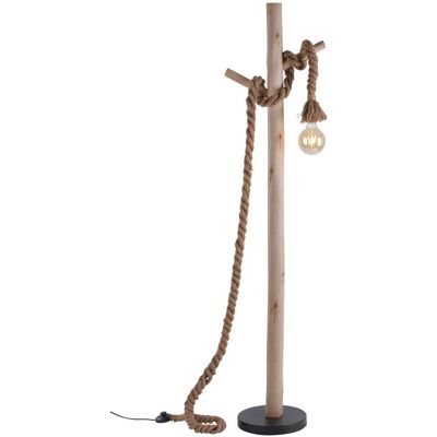 Leuchten Direkt Rope stojací lampa - Rustikální mořský design Leuchten Direkt Rope stojací lampa - Rustikální mořský design