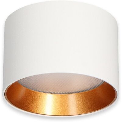 McLED LED svítidlo Finca 8, 8W, 3000K, 110°,IP20, CRI90, bílá/zlatá barva svítidla McLED LED svítidlo Finca 8, 8W, 3000K, 110°,IP20, CRI90, bílá/zlatá barva svítidla