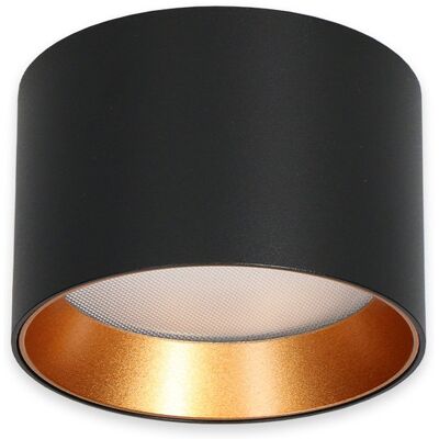 McLED LED svítidlo Finca 8, 8W, 3000K, 110°, IP20, CRI90, černá/zlatá barva svítidla McLED LED svítidlo Finca 8, 8W, 3000K, 110°, IP20, CRI90, černá/zlatá barva svítidla