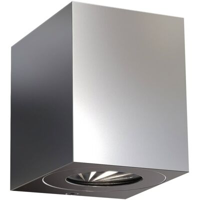 NORDLUX Venkovní nástěnné svítidlo Canto Kubi 2, LED, 104 × 87 × 100 mm, šedé NORDLUX Venkovní nástěnné svítidlo Canto Kubi 2, LED, 104 × 87 × 100 mm, šedé
