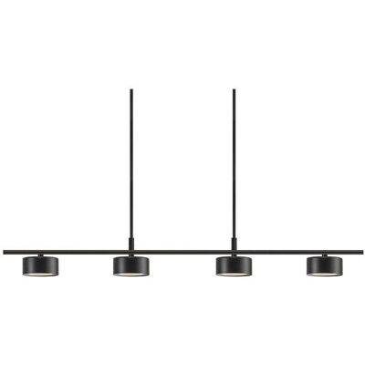 NORDLUX Stmívatelný LED lustr Clyde - černá, rovný NORDLUX Stmívatelný LED lustr Clyde - černá, rovný